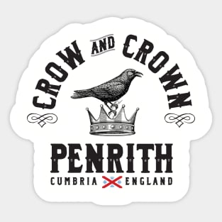 The Crow and Crown Sticker